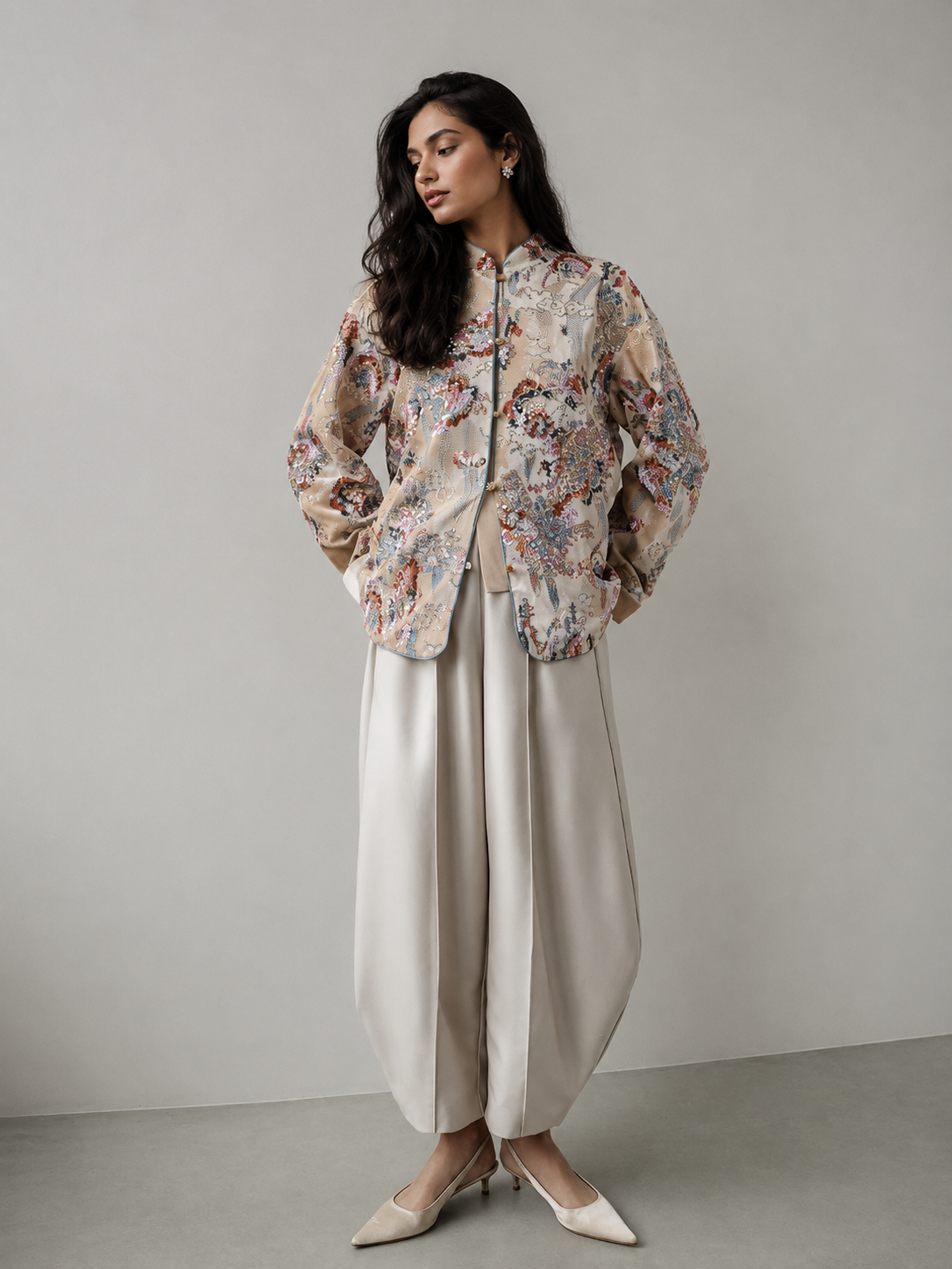 Magnolia Kimono Sand