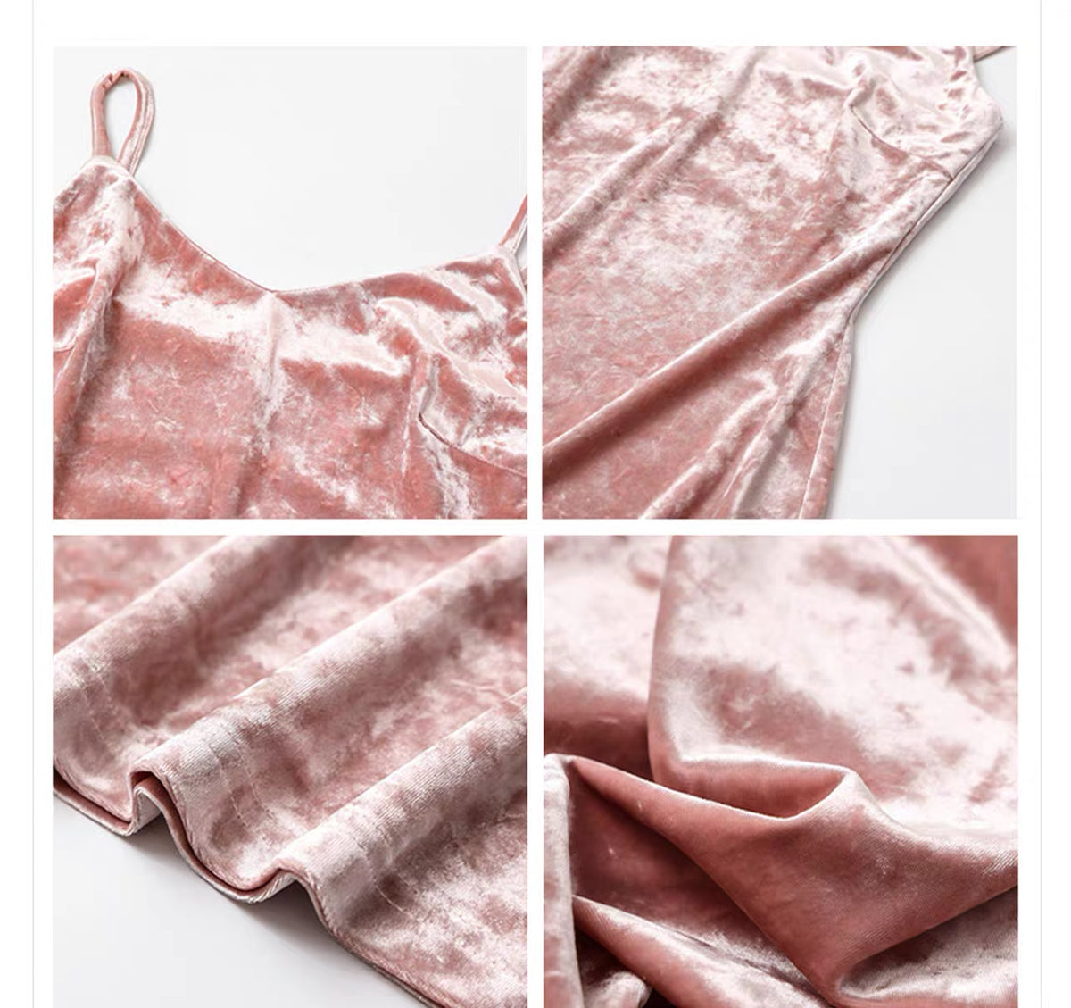 Velvet Maxi Dress — Pink