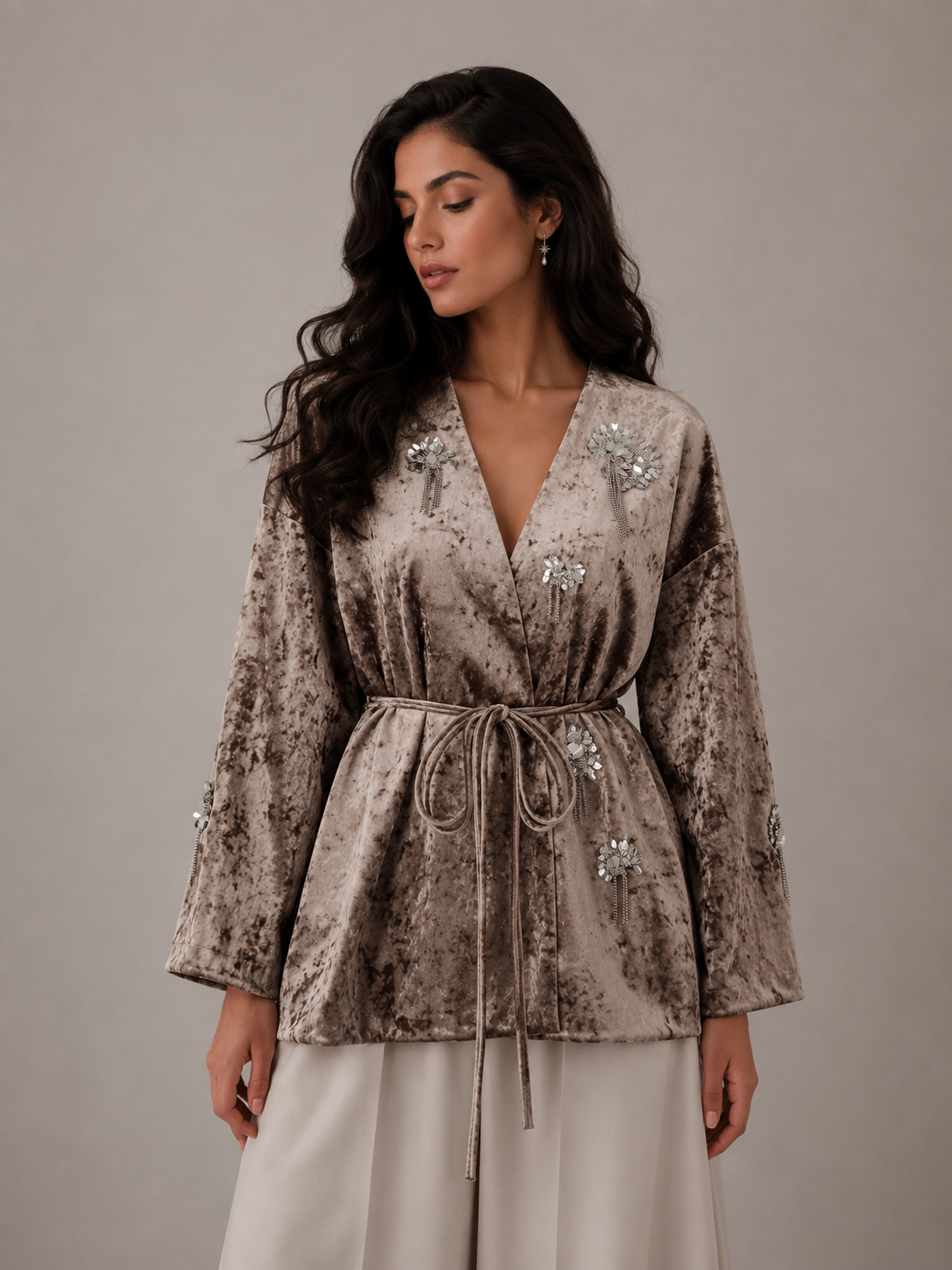 Veloura Kimono Mocha