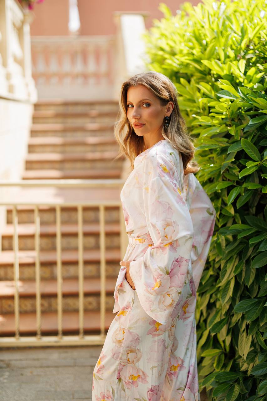 Armani Silk Boho Set Floral