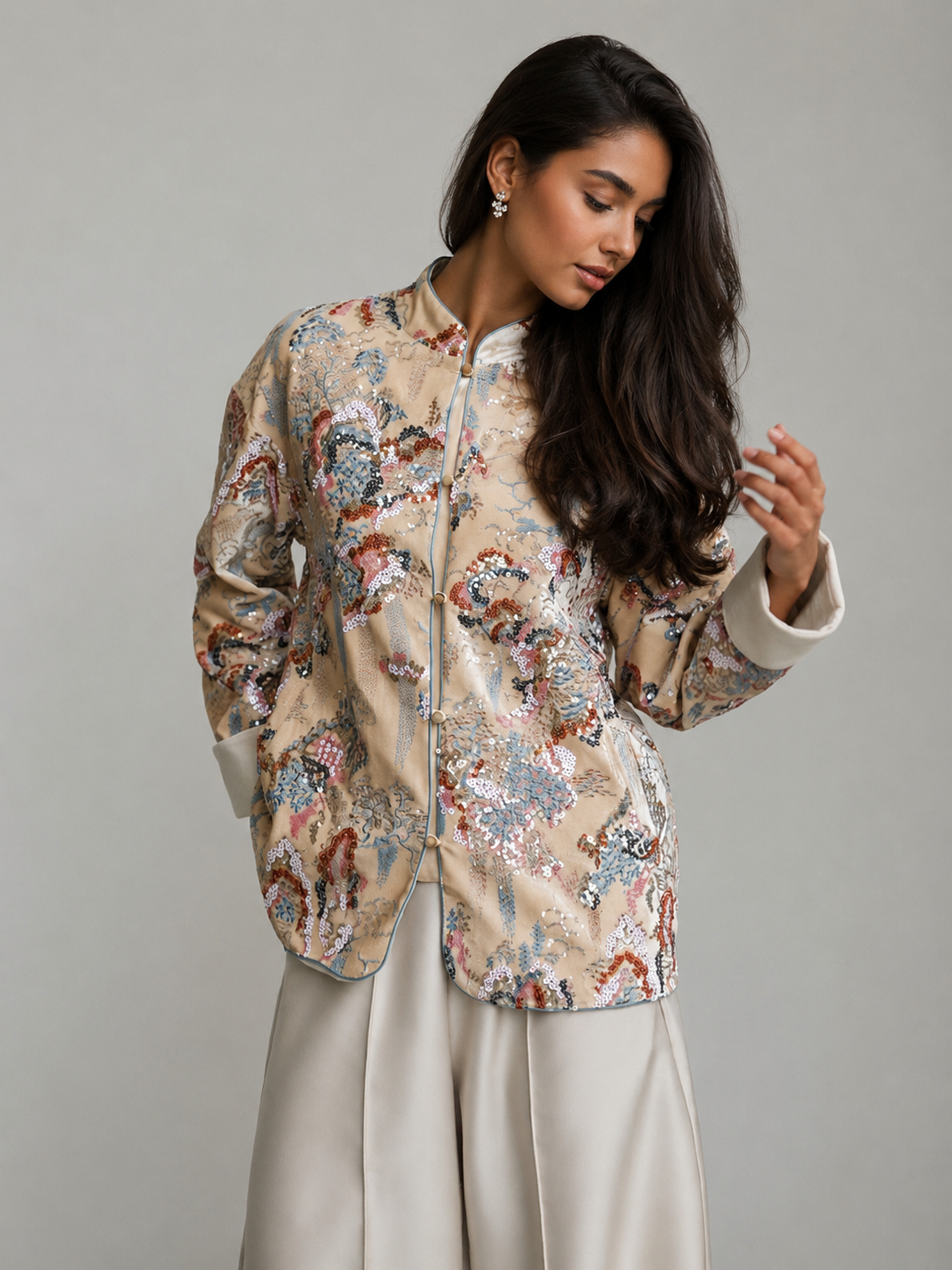 Magnolia Kimono Sand