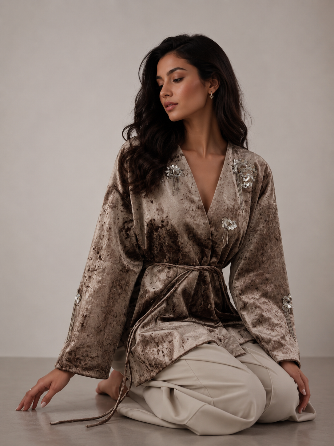 Veloura Kimono Mocha
