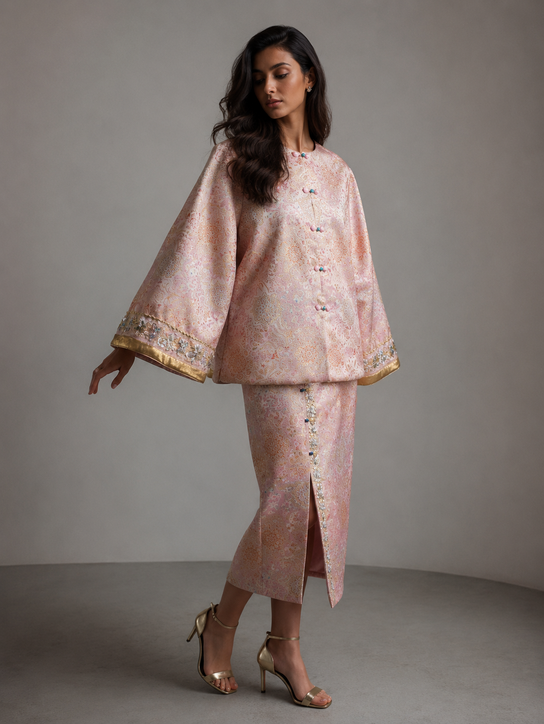 Camellia Kimono Blush