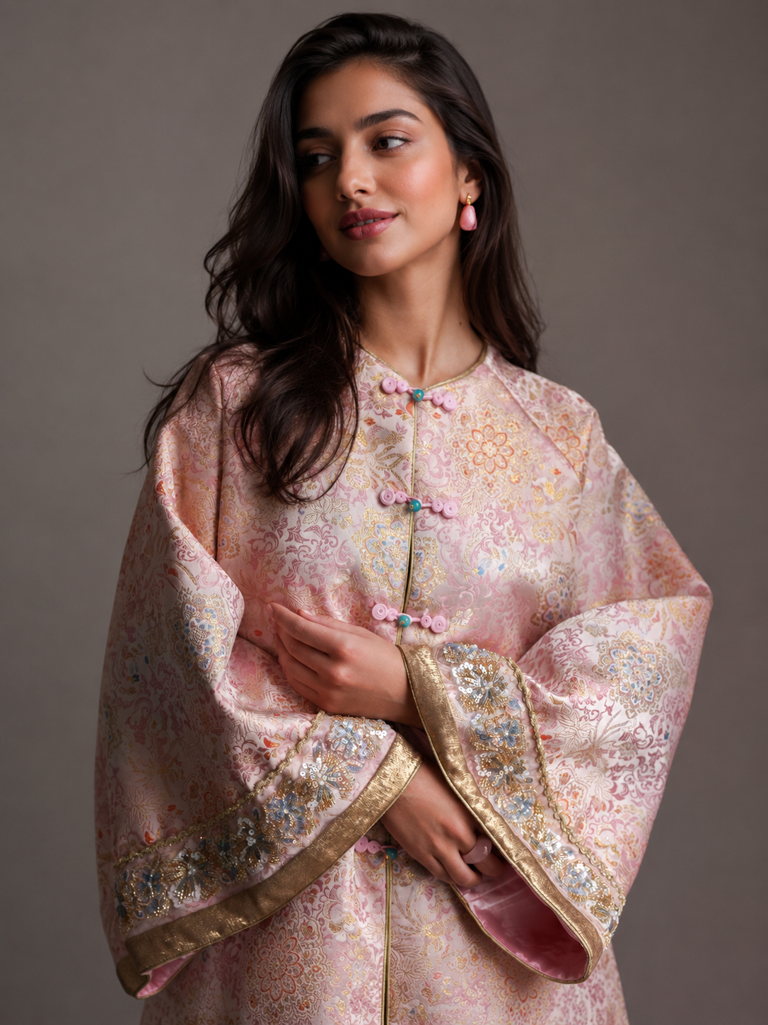 Camellia Kimono Blush