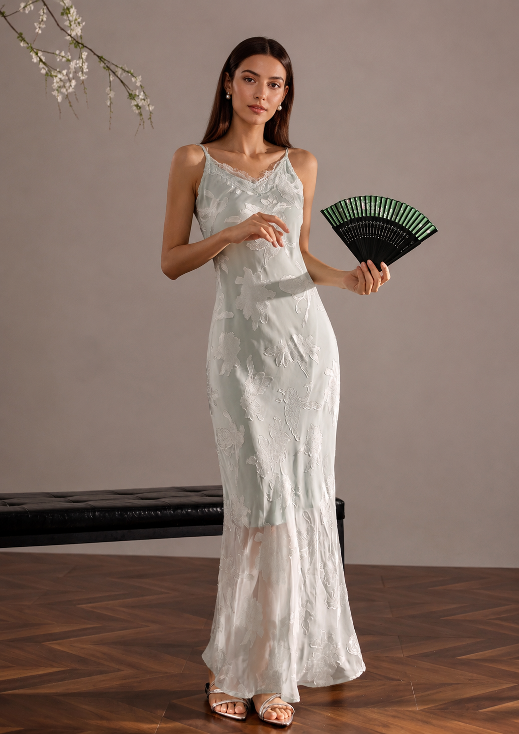 Amara Embroidered Maxi Dress