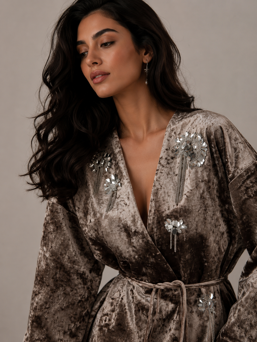 Veloura Kimono Mocha