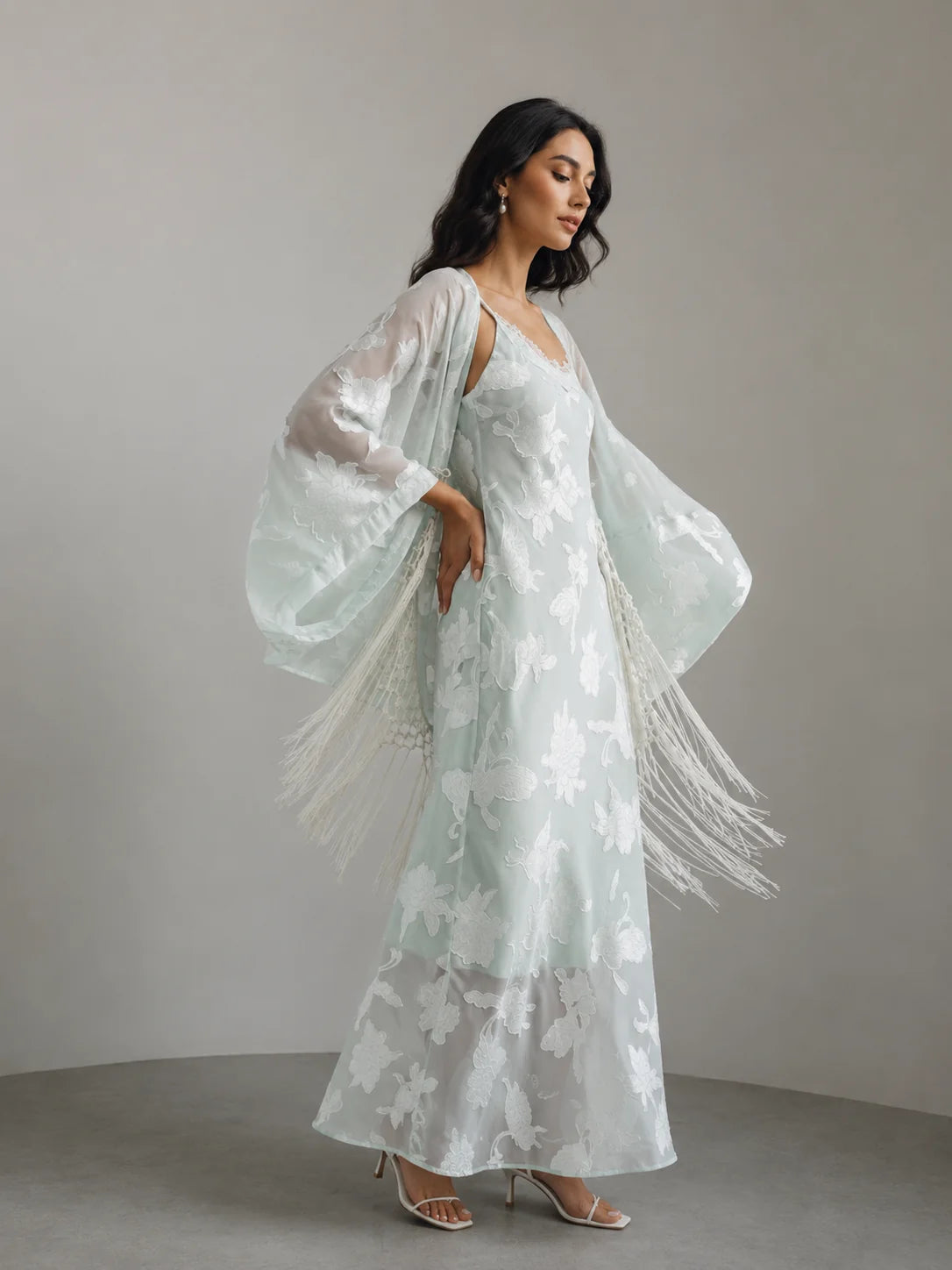 Amara Embroidered Maxi Dress