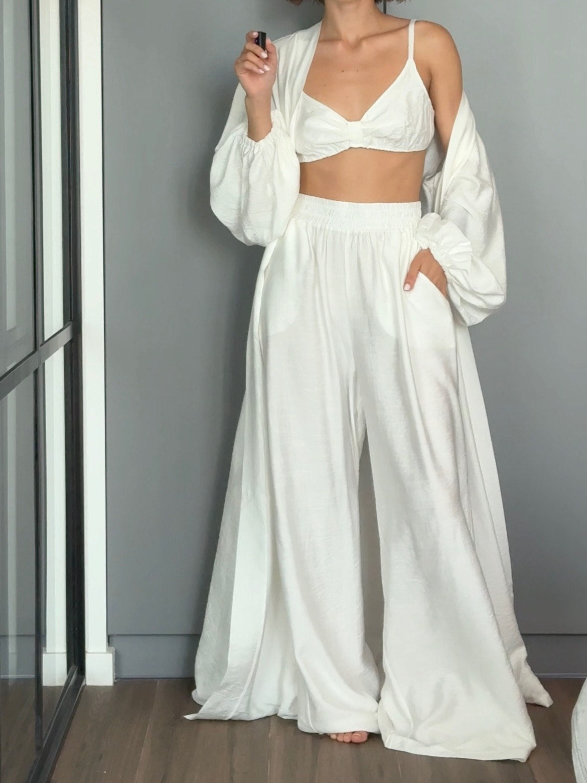 Linen Resort Set Milk