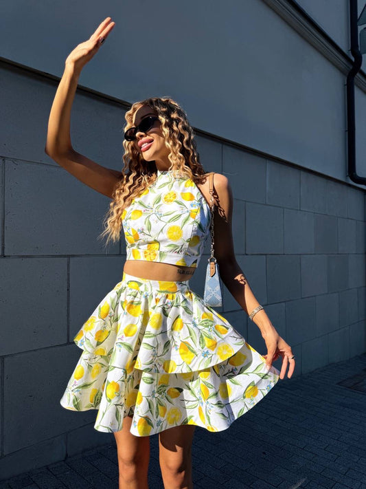 Jasmine Set Lemon Print