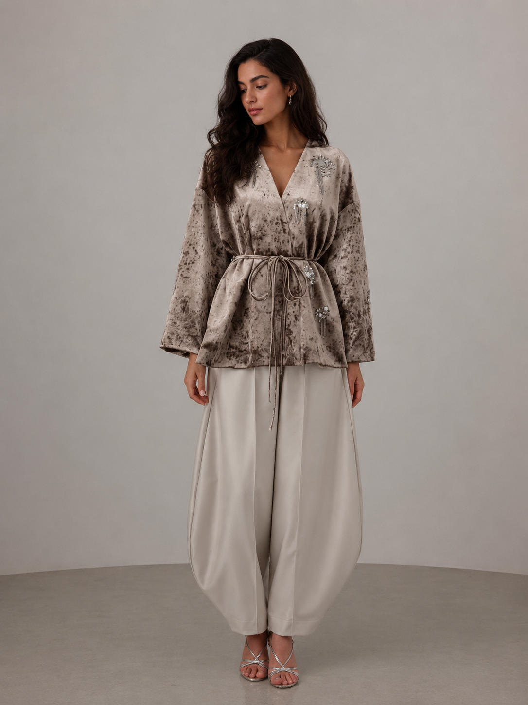 Veloura Kimono Mocha