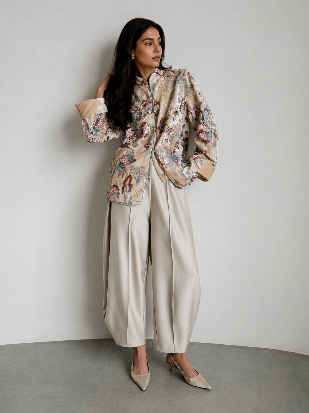 Magnolia Kimono Sand