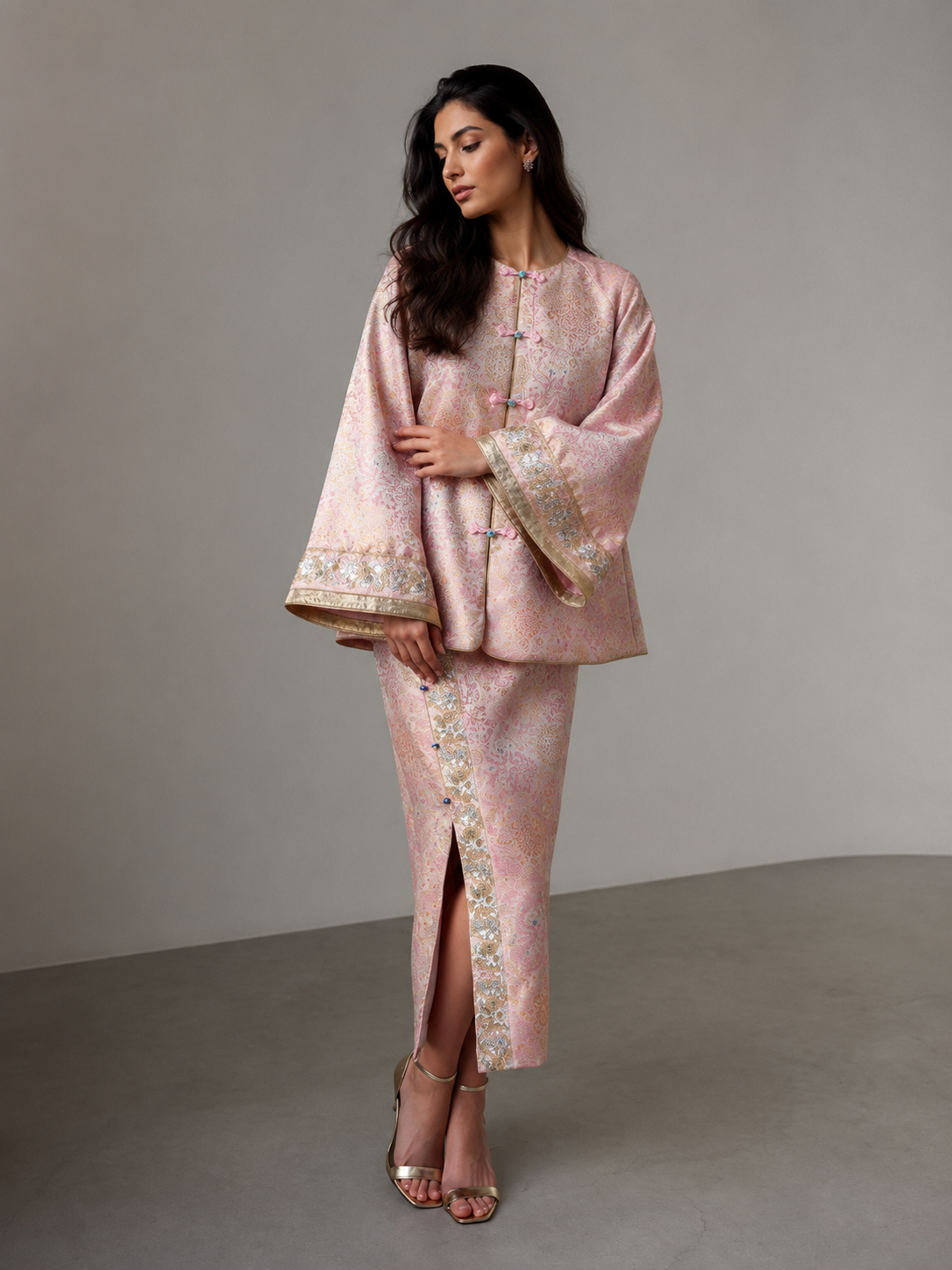 Camellia Kimono Blush