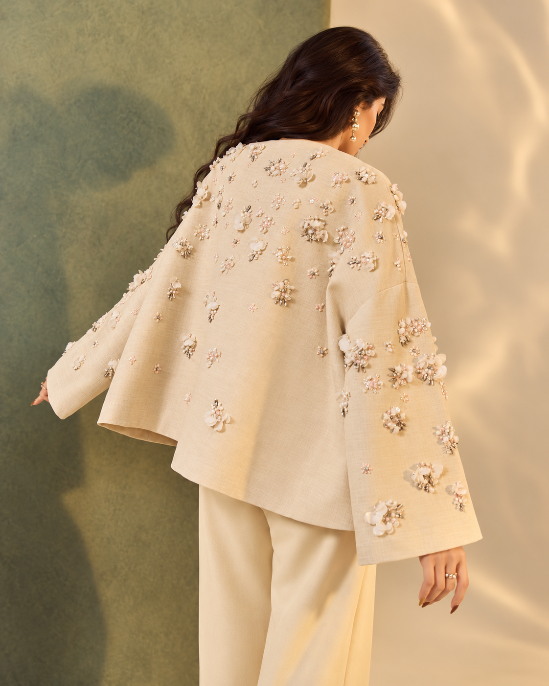 Embellished Floral Jacket