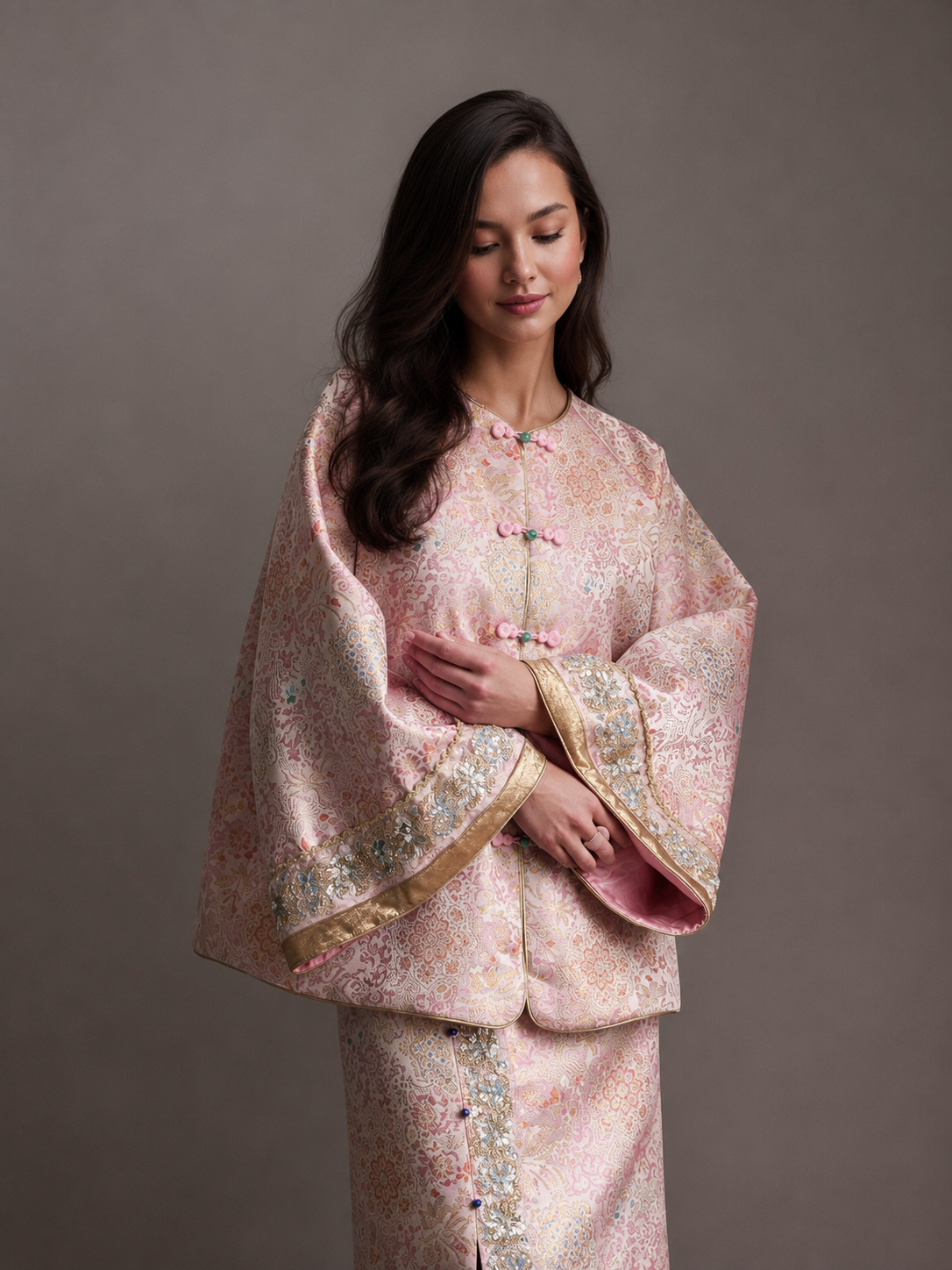 Camellia Kimono Blush