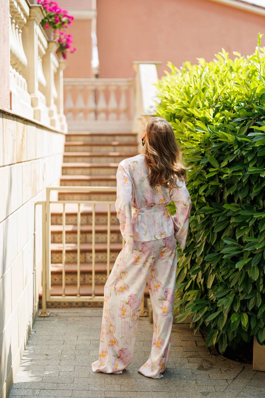 Armani Silk Boho Set Floral