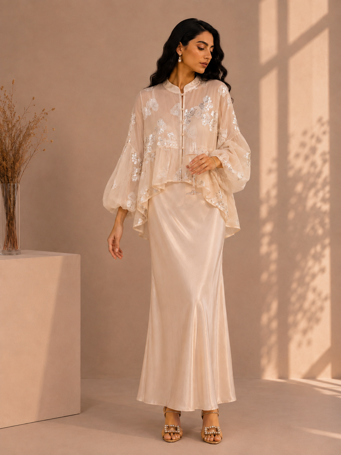 Jasmine Sequin Kimono