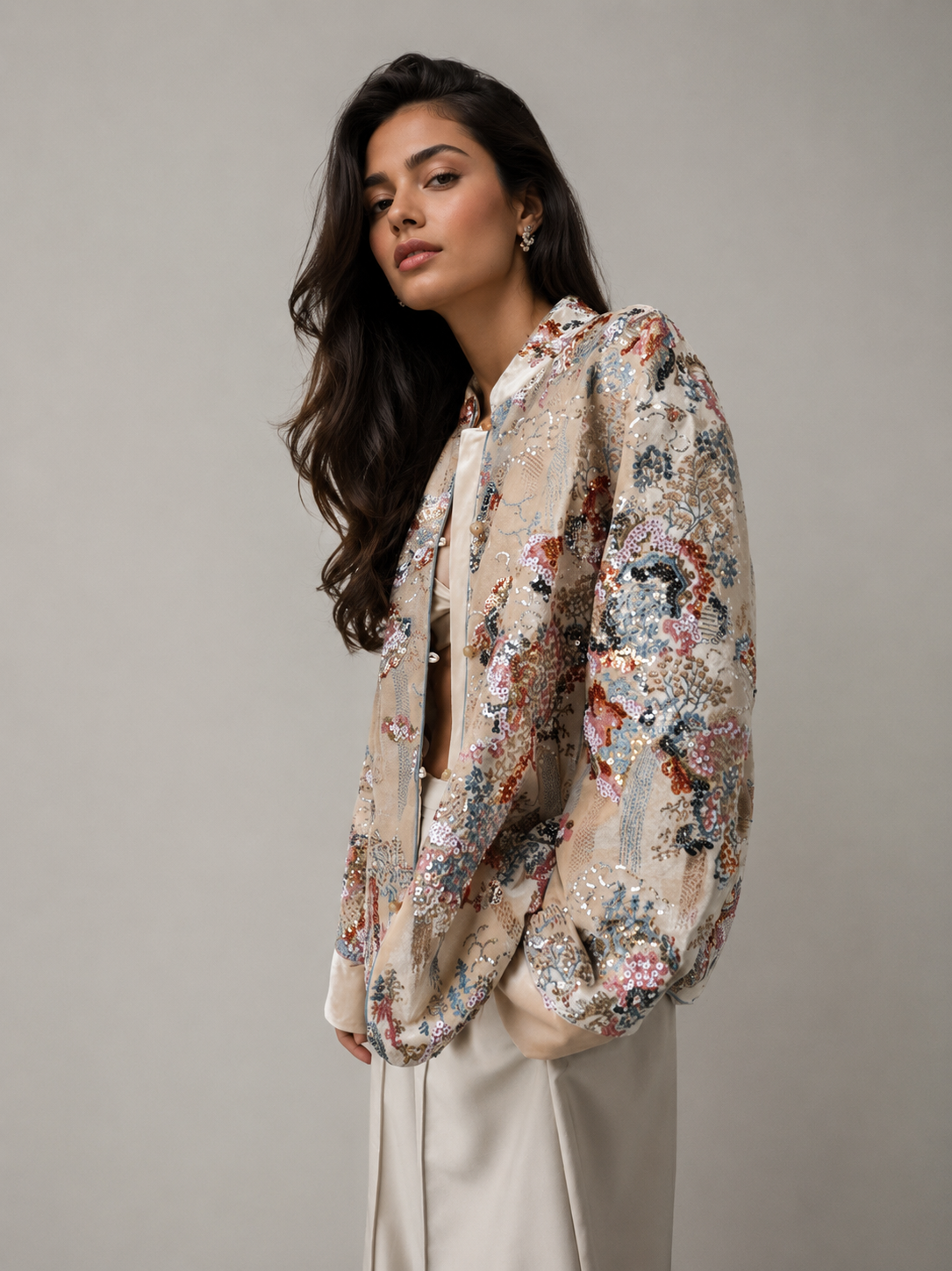 Magnolia Kimono Sand
