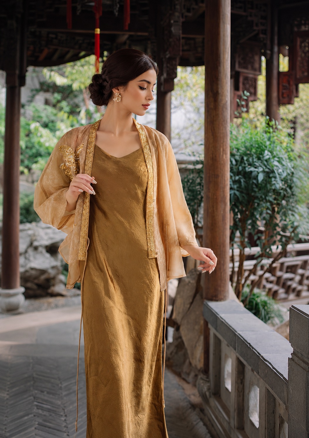Embellished Maxi Dress