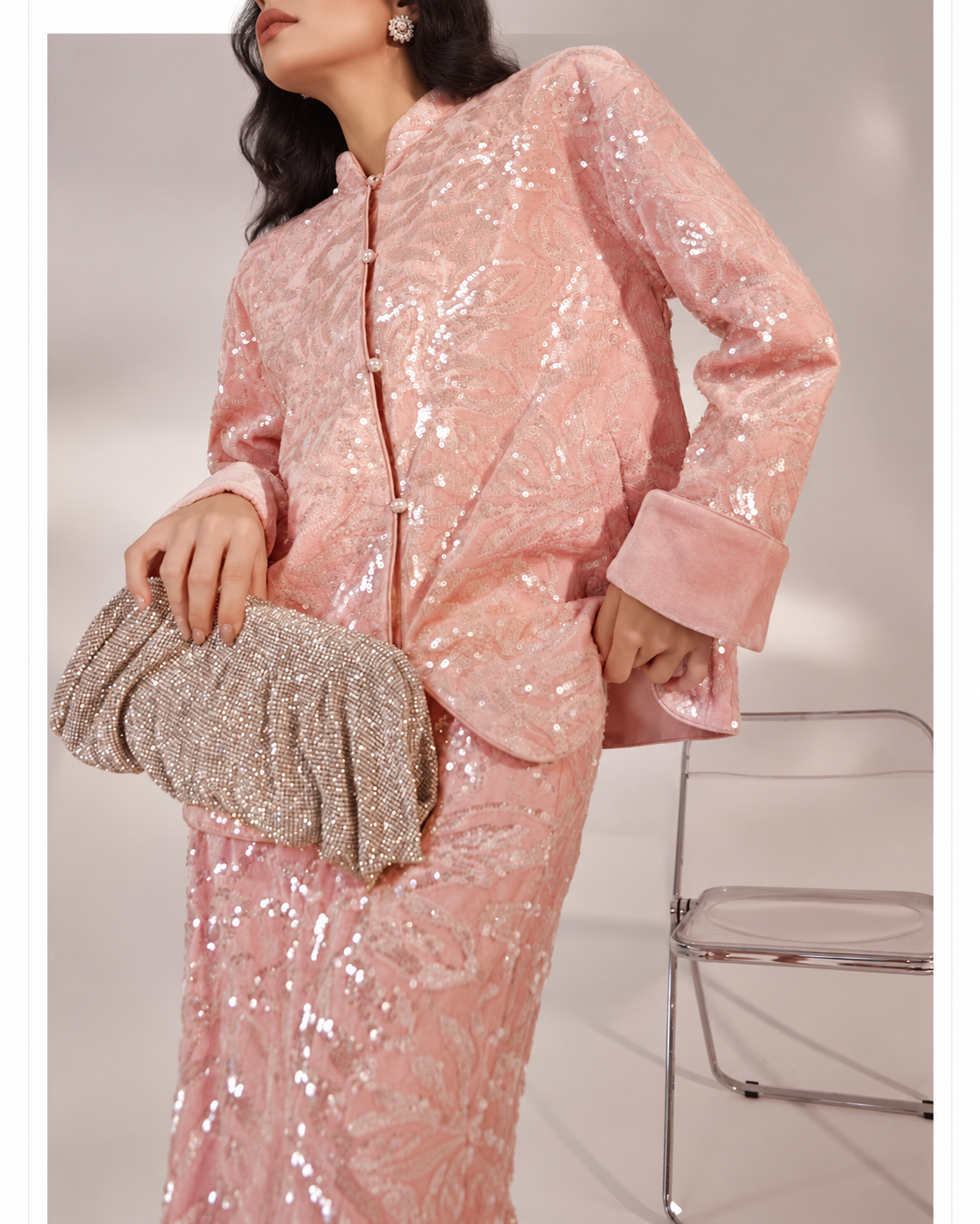 Sequin Embellished Jacket