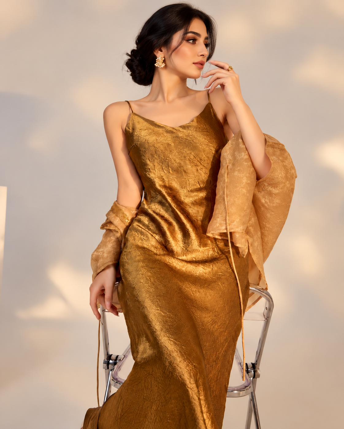 Embellished Maxi Dress