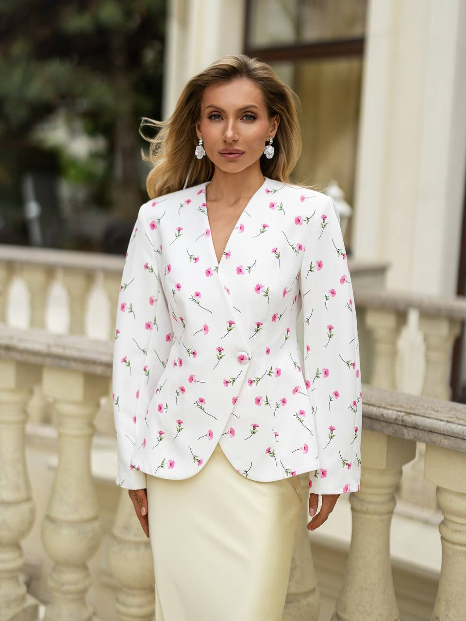 Floral Tailored Blazer