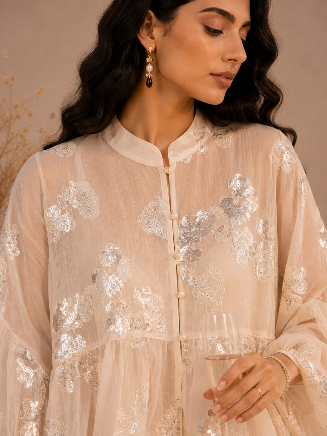 Jasmine Sequin Kimono