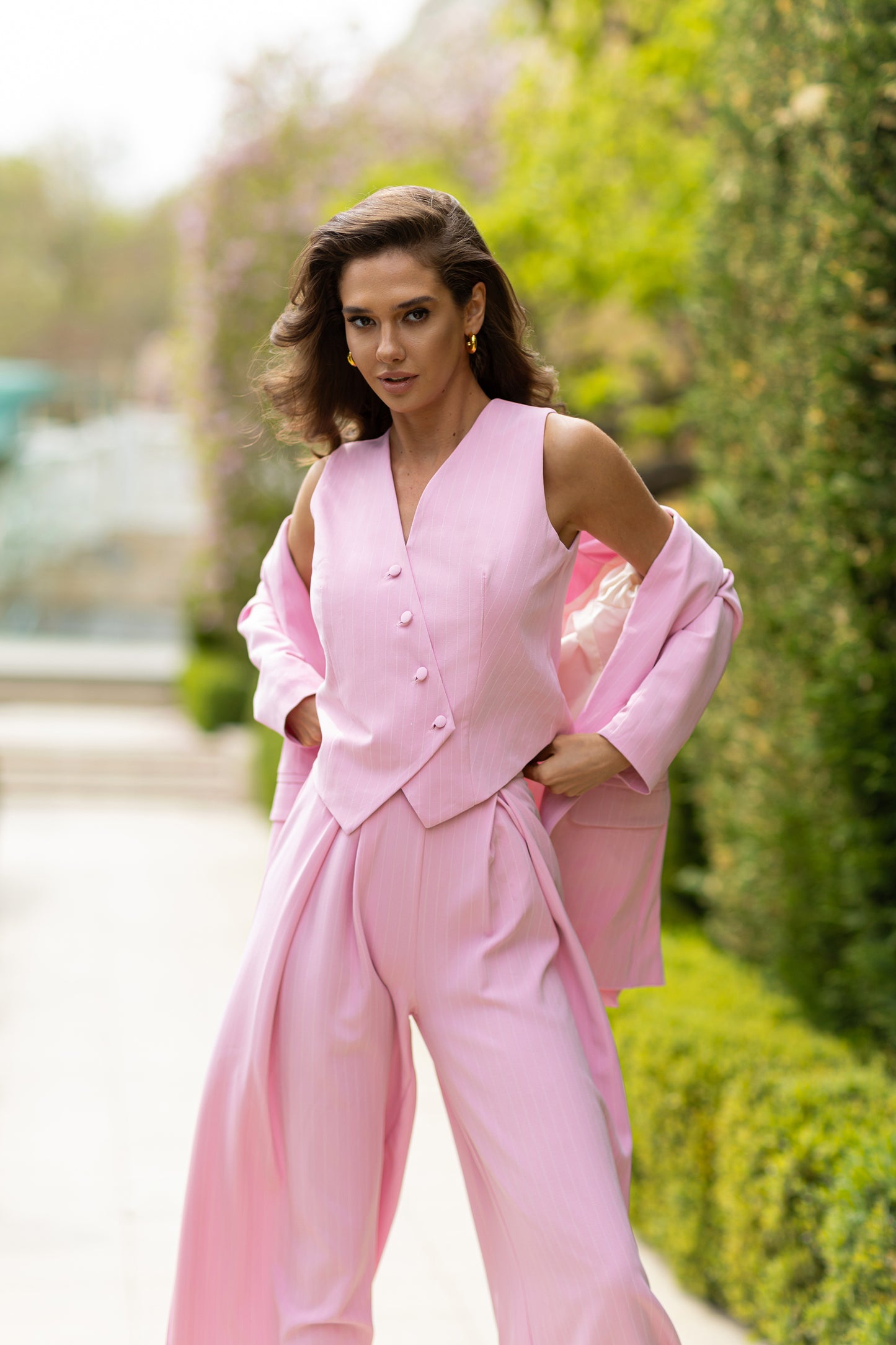 Evelisse Three-Piece Tailored Suit