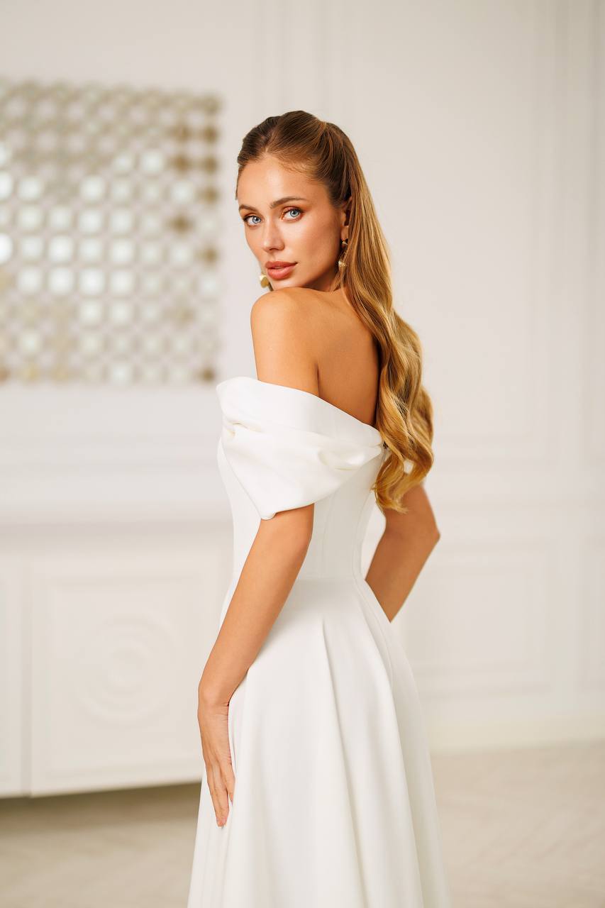 Jane Off-Shoulder Midi Dress