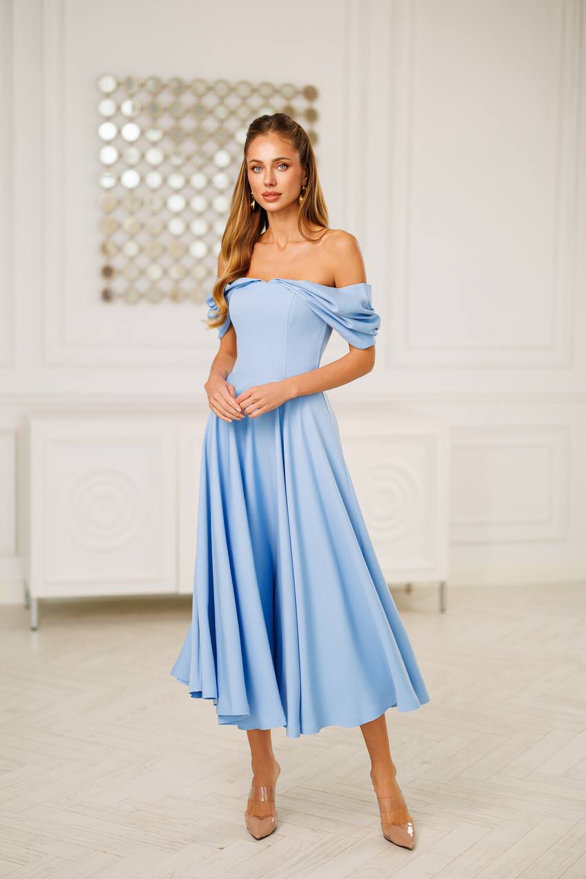 Jane Off-Shoulder Midi Dress