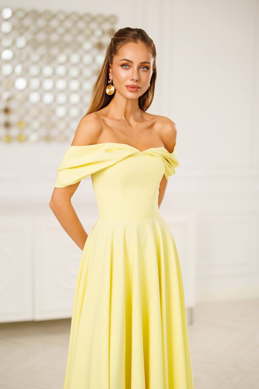 Jane Off-Shoulder Midi Dress
