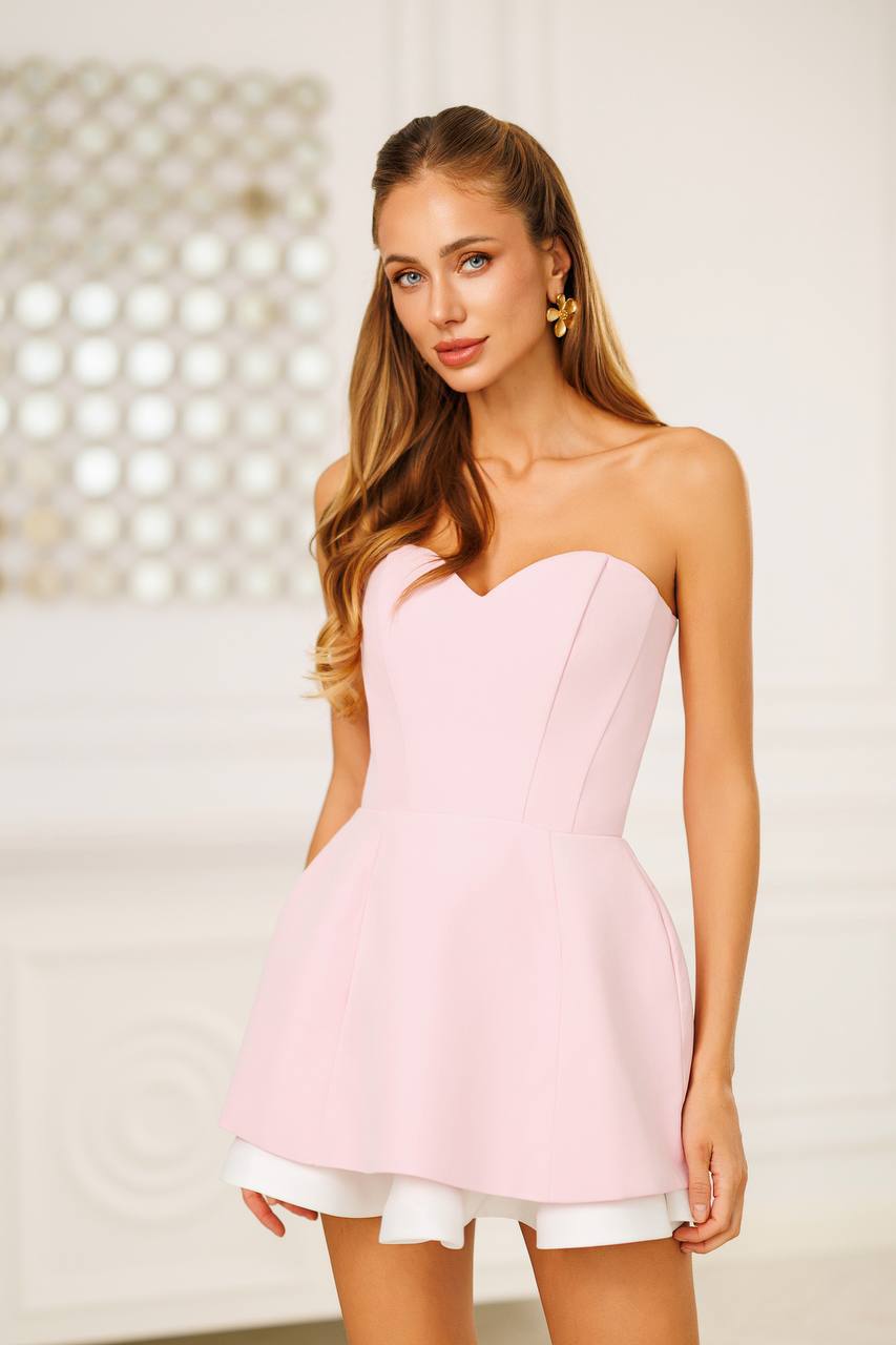 Kiko Corset Basque Mini Dress