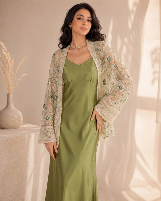Liora Satin Maxi Dress