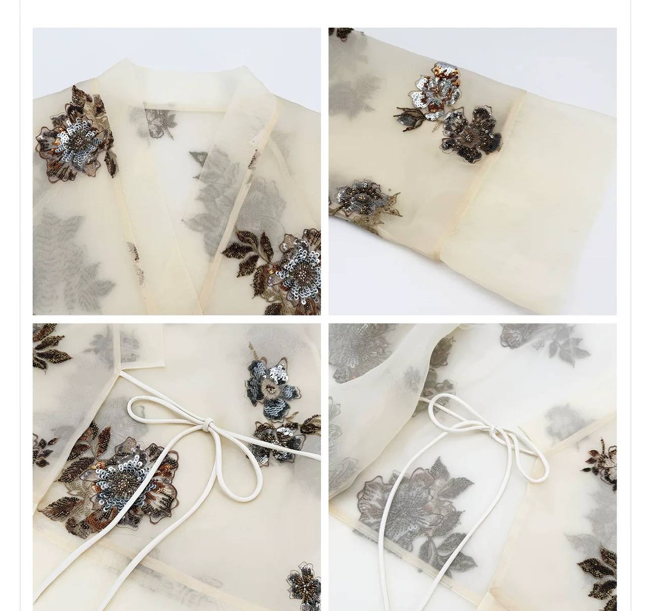 Elara Embellished Kimono