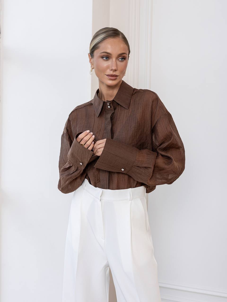 Elise Tencel Oversized Shirt