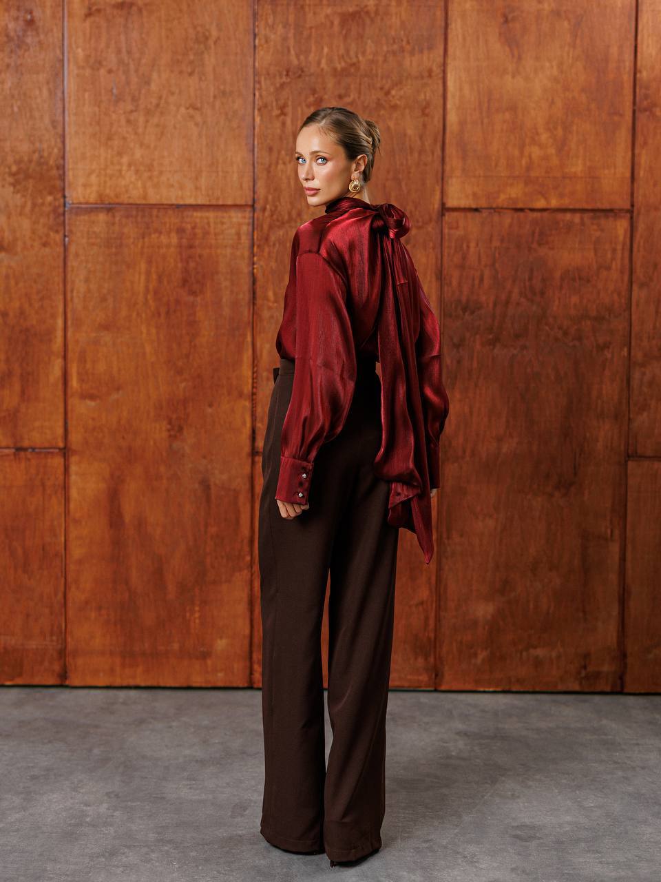 Aurelia Sheer Organza Blouse