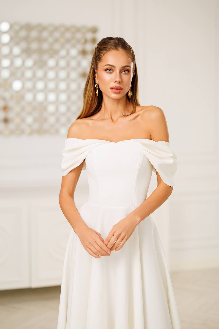 Jane Off-Shoulder Midi Dress