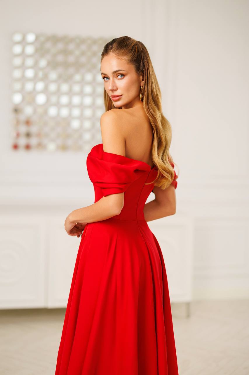 Jane Off-Shoulder Midi Dress
