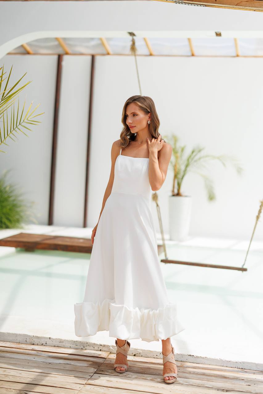 Swan Midi Dress