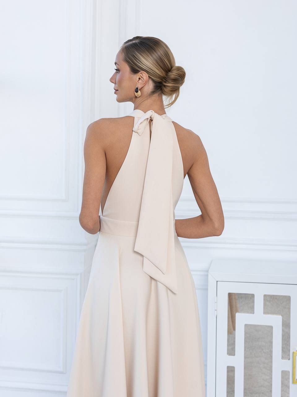 Celeste Halter Midi Dress
