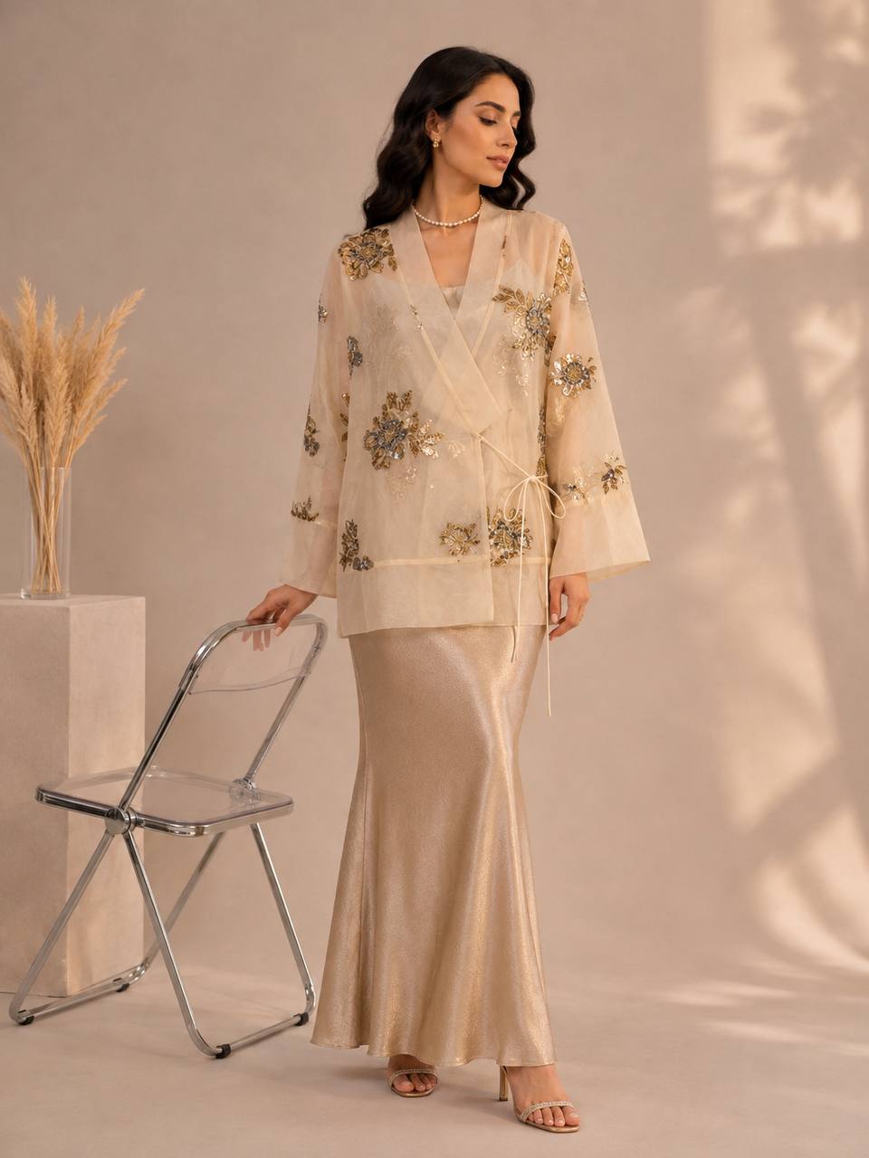 Elara Embellished Kimono