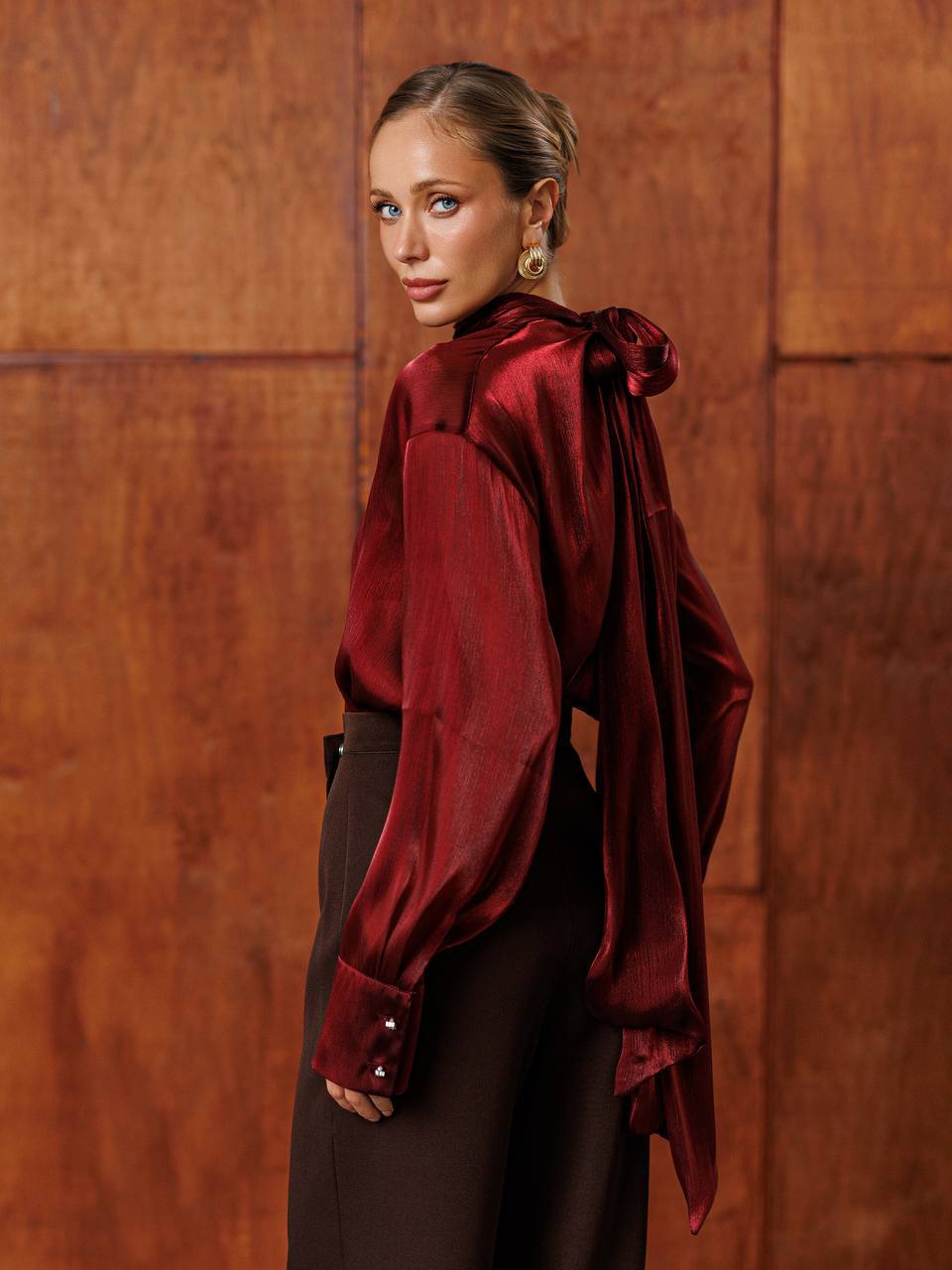 Aurelia Sheer Organza Blouse