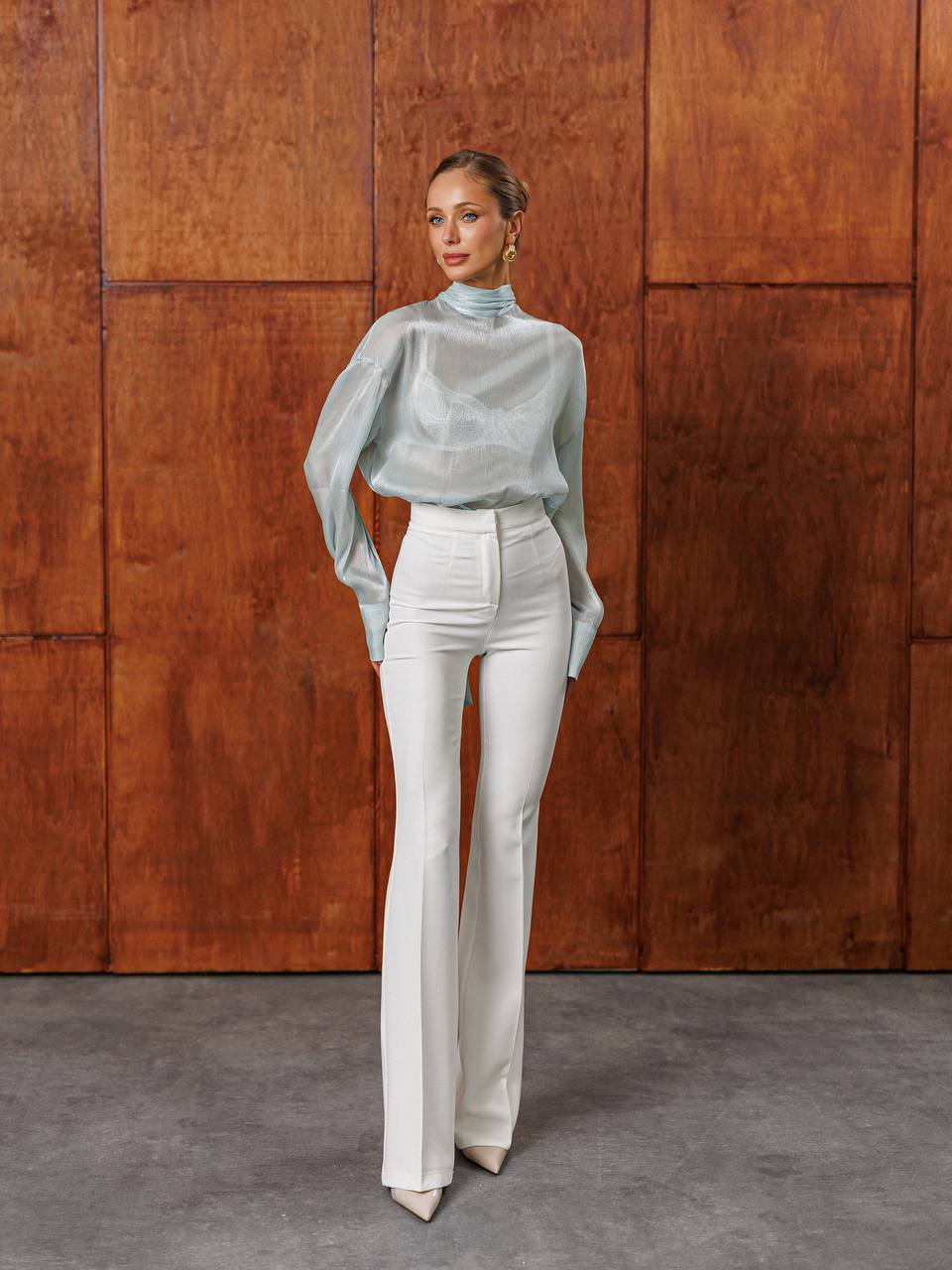Aurelia Sheer Organza Blouse