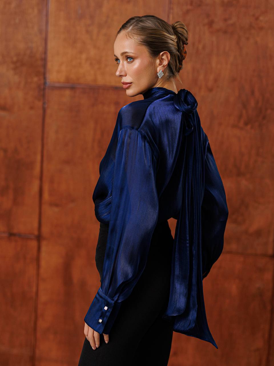Aurelia Sheer Organza Blouse
