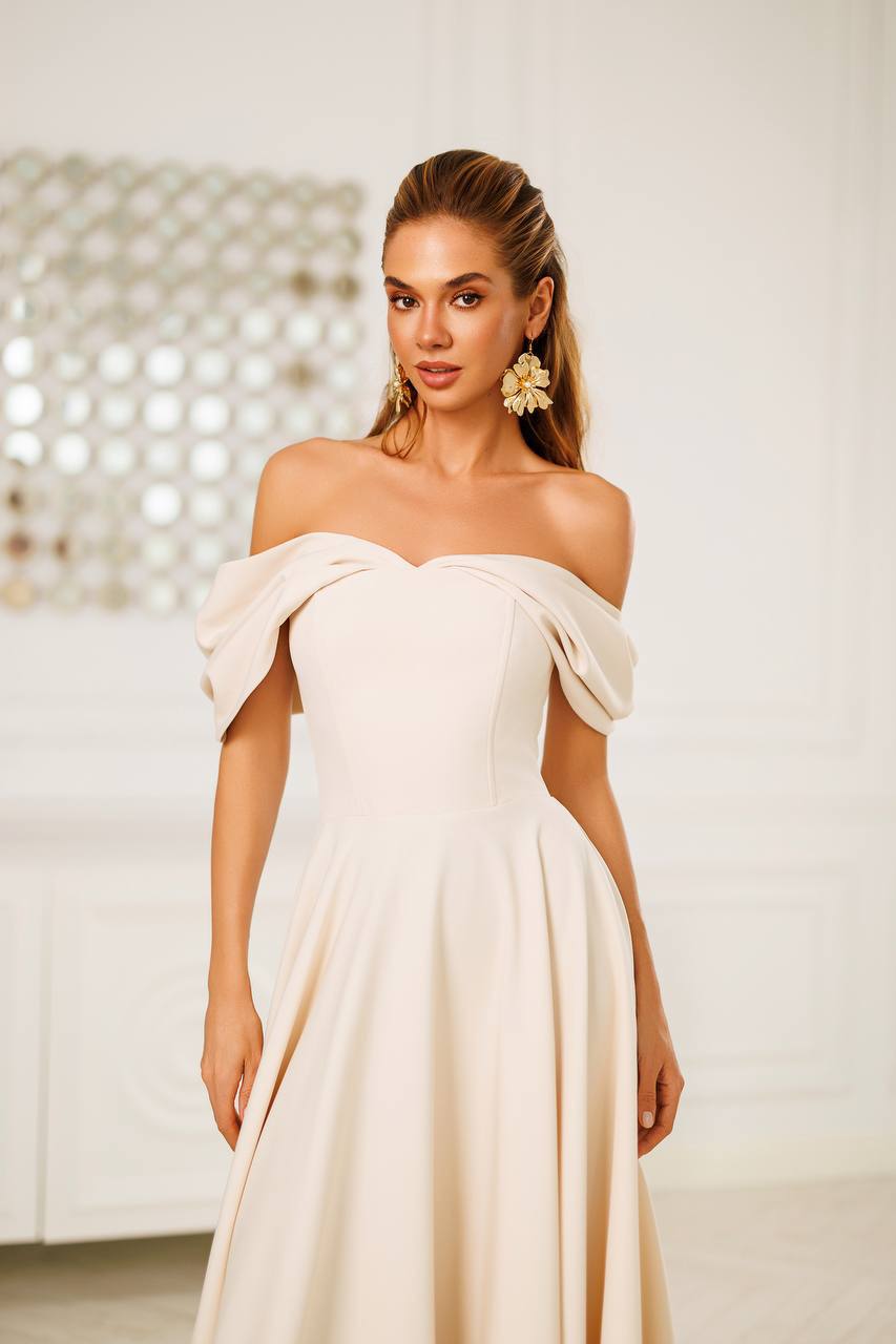 Jane Off-Shoulder Midi Dress
