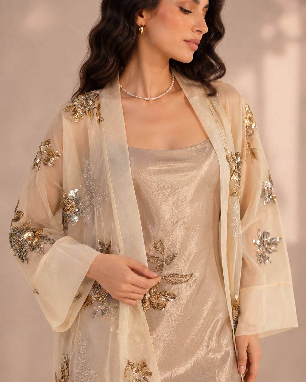 Elara Embellished Kimono