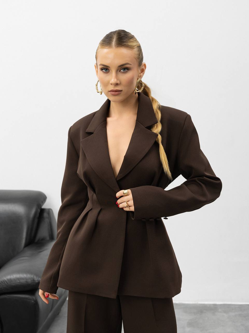 Elara Tailored Waist Suit