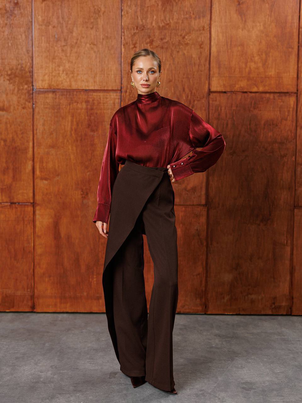 Aurelia Sheer Organza Blouse