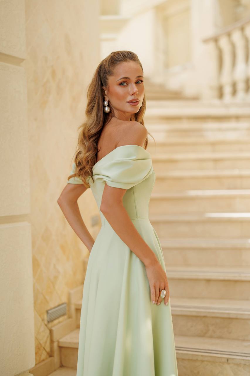 Jane Off-Shoulder Midi Dress