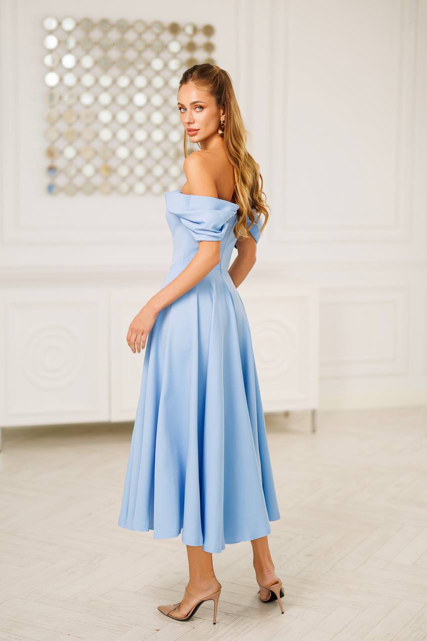 Jane Off-Shoulder Midi Dress