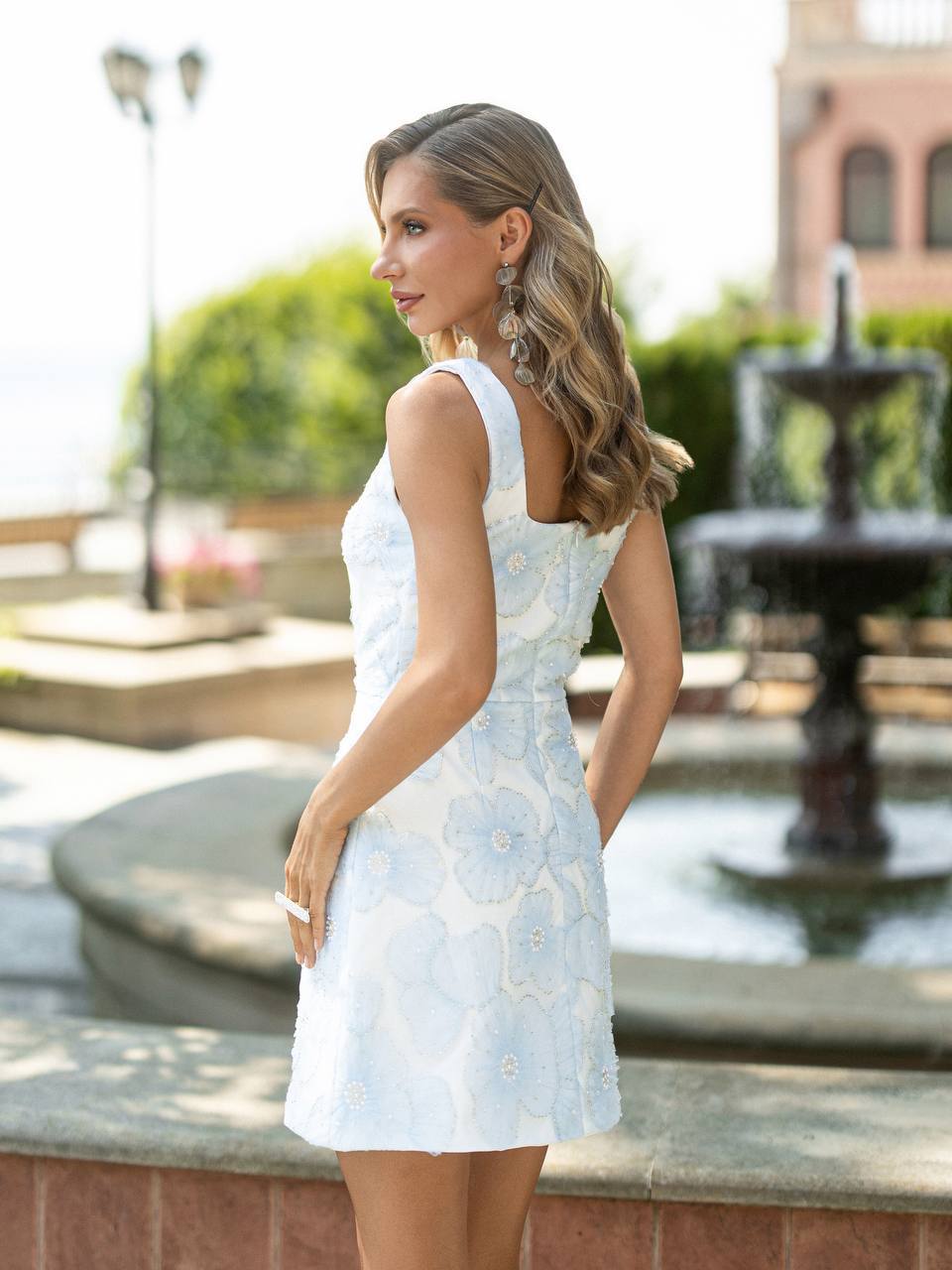 Celeste Embellished Mini Dress